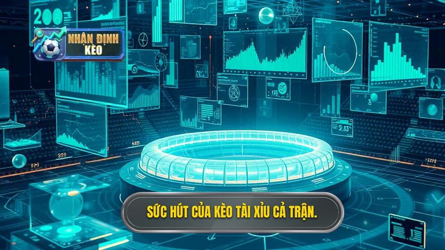 3. Sức hút của kèo tài xỉu cả trận.