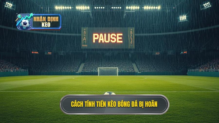 Chi tiết cách tính tiền khi kèo bóng đá bị hoãn cho từng loại kèo