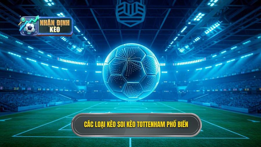 Các loại kèo phổ biến khi soi kèo Tottenham hôm nay